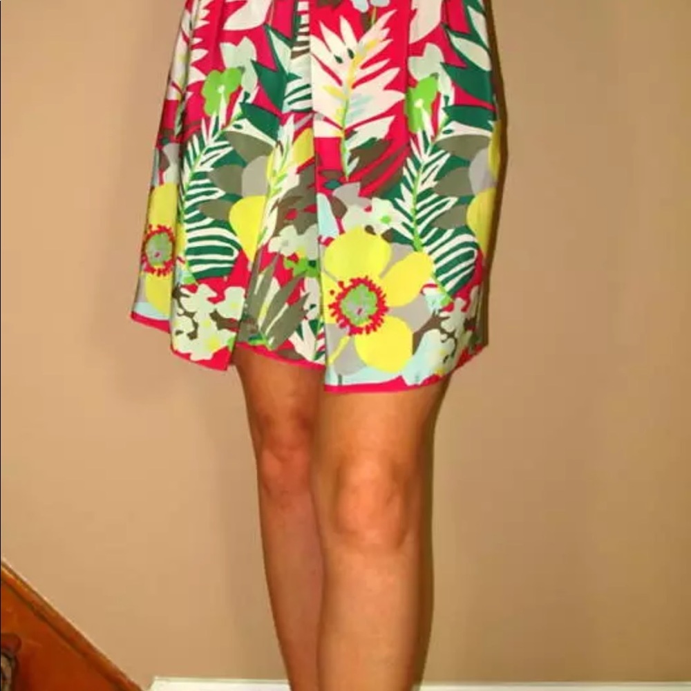 Missoni Silk Skirt Floral Scarf Pink Coquette Y2K Vintage Luxury Size XS New - Picture 2 of 16
